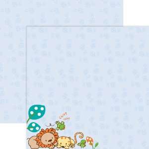 Reminisce Jungle Kitties 12 by 12 Inch Double Sided Scrapbook Paper 
