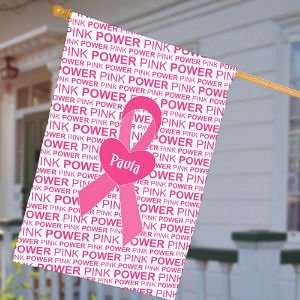  Personalized Breast Cancer Awareness House Flag Patio 