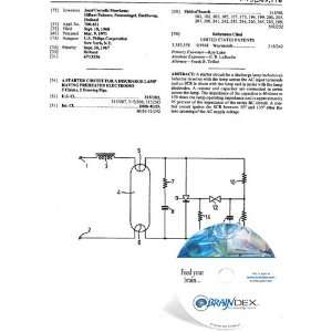   for A STARTER CIRCUIT FOR A DISCHARGE LAMP HAVING PREHEATED ELECTRODES