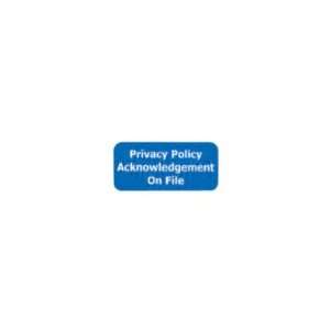  Privacy policy labels, 2 1/2 x 15/16, 252 per package 
