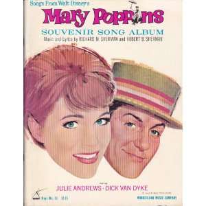 com Mary Poppins Souvenir Song Album   songs from Walt Disneys Mary 