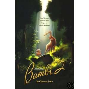  Bambi Double Sided Original Movie Poster 27x40