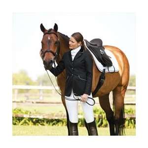  ELT Dressage Coat   Navy w/ Silver Piping Sports 