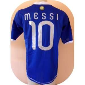 ARGENTINA # 10 LIO MESI AWAY SOCCER JERSEY XL .NEW  Sports 