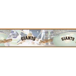 Blue Mountain Wallcoverings 5815423 San Francisco Giants MLB Prepasted 