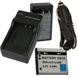    Battery+Charger for Olympus SP 800 UZ Li 50b