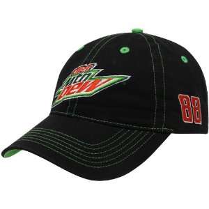 Dale Earnhardt Jr #88 NASCAR 2012 Black & Lime Contrast Stitch Hat 