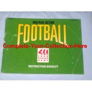  Nes Play Action Football Instruction Manual Only Nintendo Nes 