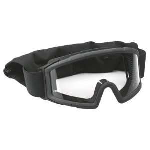 WartHog Impact Goggles With Black Frame, Clear Anti Fog, Anti Scratch 