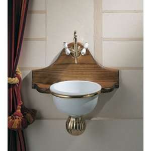 Herbeau 021010 Romantique Powder Room Round Bowl Rince Doigts with 