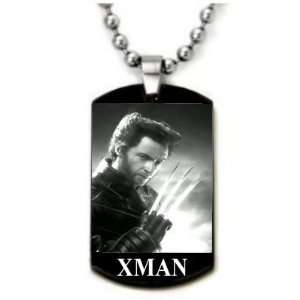  Xman style2 Dogtag Pendant Necklace w/Chain and Giftbox 
