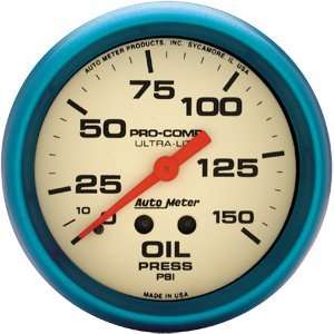  AutoMeter 2 5/8 Oil Press, 0 150 Automotive