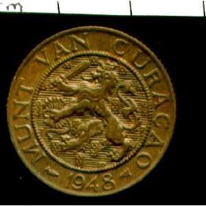   Curacao (Kingdom of Netherlands) 2 1/2 Cents Coin 