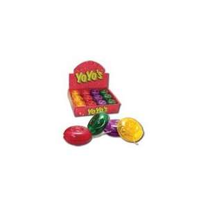  2 inch Plastic Yo Yos (24 Pack)