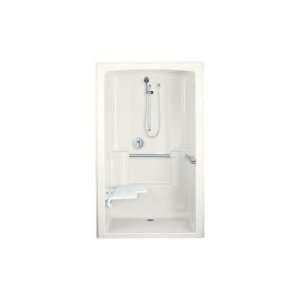Kohler K 12111 P 96 Biscuit Freewill Barrier Free Shower Module with 