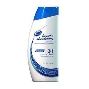 PACK) Head & Shoulders 2 in 1 Shampoo+ Conditioner (Classic Clean 