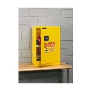 RELIUS SOLUTIONS Compact Flammable Liquids Safety Cabinets   Yellow 
