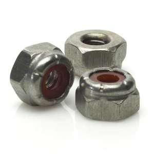 Stainless Steel 18 8 Lock Nut, #10 32 (Pack of 25)  