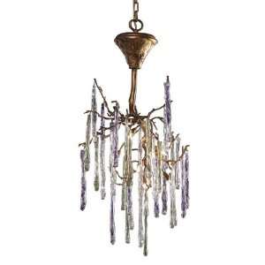   Chandelier In Talha Bronze And Multi Hued Spires