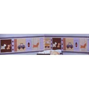  Carters Puppy Tales Wall Paper Border Baby