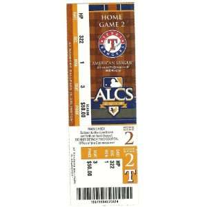   2010 ALCS Full Season ticket Yankees Rangers game 2 