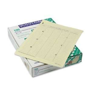   Dept Envelopes w/ Velcro Close, 10x13, Yellow,100/Box