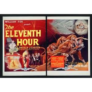  1923 Ad Eleventh Hour Fox Film Lions Lincoln J. Carter 