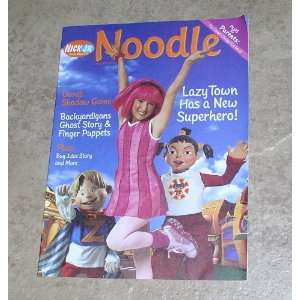 Nick Jr Noodle Magazine   August 2005   Lazy Town, Backgardigans, Dora
