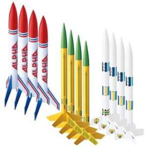   Viking & Generic) Model Rocket Kit Bulk Pack (12 ea) Toys & Games