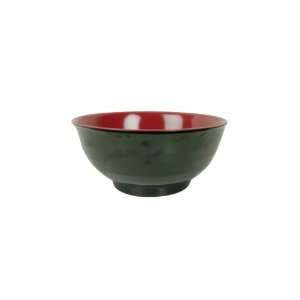  Red & Black Melamine 24 Oz Donburi Soba Bowl   5560JBR 