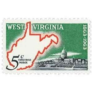  #1232   1963 5c West Virginia Statehood U. S. Postage 