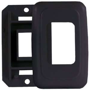  JR Products 12325 Black Triple Switch Base and Face Plate 