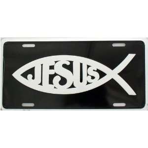   LP   243 Jesus Fish License Plate   1246