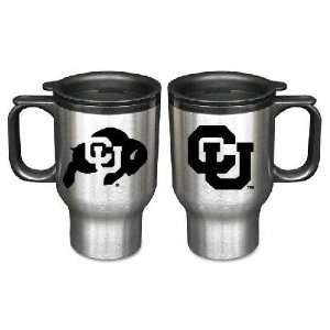  Colorado Buffaloes Stainless Steel Travel Mug (Set of 2 