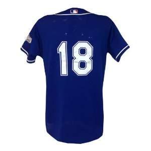 Dodgers #18 Game Used Batting Practice Jersey (Name Removed) (circa 