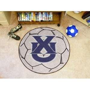  Xavier Musketeers Soccer Ball Shaped Area Rug Welcome/Bath 