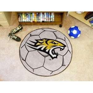  Towson Tigers Soccer Ball Shaped Area Rug Welcome/Bath Mat 