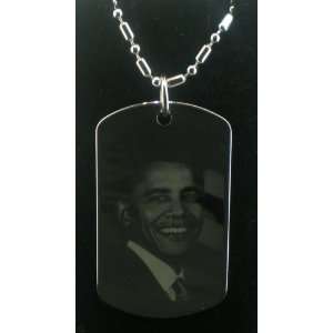 President Obama inauguration Dog Tag Pendant Necklace#1