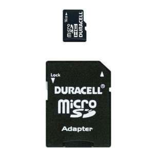  Selected 16GB Micro SD Card w Adaptor By Duracell Flash 