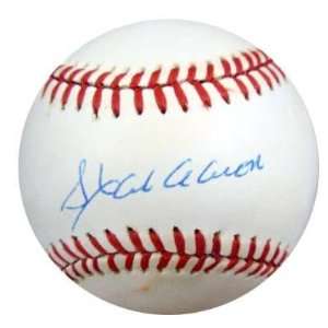 Hank Aaron Autographed Ball   NL PSA DNA #M55603   Autographed 