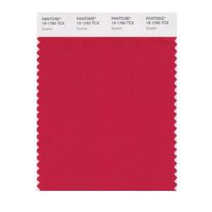  PANTONE SMART 19 1760X Color Swatch Card, Scarlet