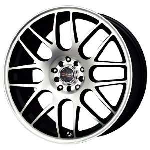  Drag D34 Flat Black Wheel with Machined Face (17x7.5 