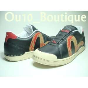  Evisu Shoos (Shoes) Keiju Leather/Suede Casual Slip On 