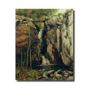  The Chasm At Conches 1864 Giclee Print