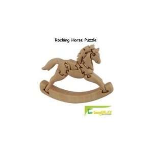    ImagiPLAY Natural Dream Rocking Horse Puzzle (#20101) Toys & Games