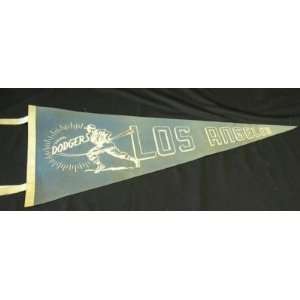   Los Angeles Dodgers 30 Vintage Pennant 1950s/60s