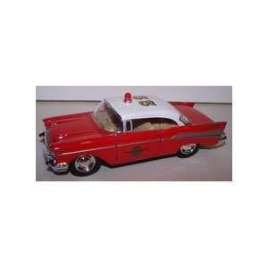  Kinsmart 1/40 Scale Diecast 1957 Chevrolet Bel Air Fire 