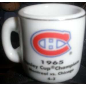  Montreal Canadians 1965 Stanley Cup Champions Mini Ceramic 