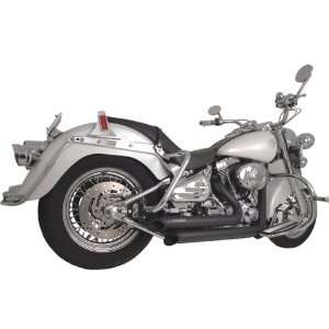   Out Black Exhaust for 1986 2011 Harley Davidson Softail Automotive