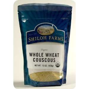 Organic Whole Wheat Cous Cous (Medium Grade)   6 x 15 Oz  